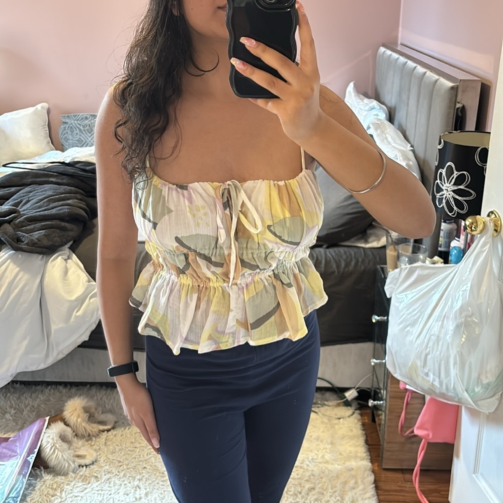 Dynamite Ruffle Tank Top - Picture 2 of 4